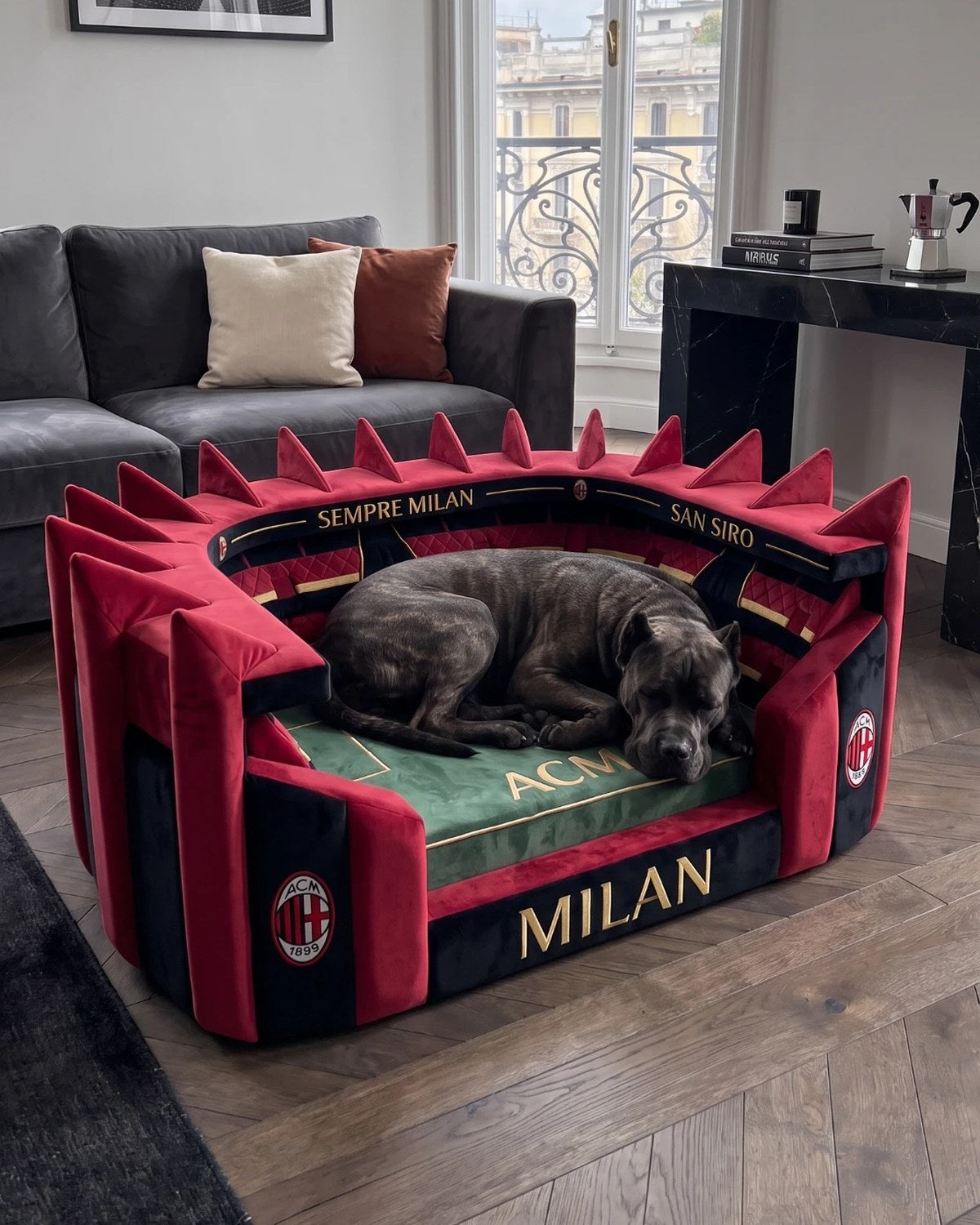 Stadium Dog Bed™ AC Milan
