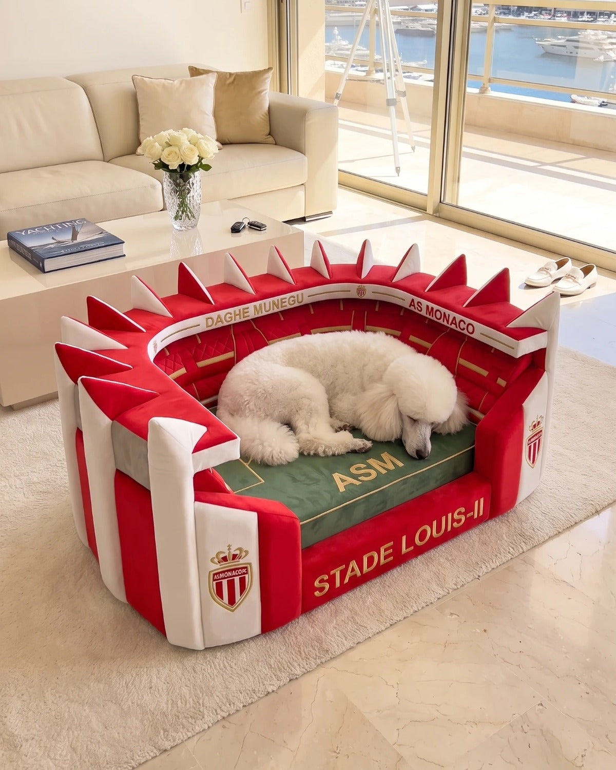 Stadium Dog Bed – AS Monaco